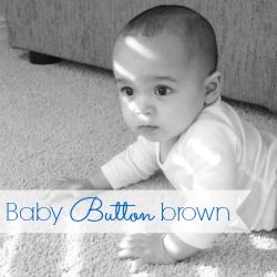 Baby Button Brown