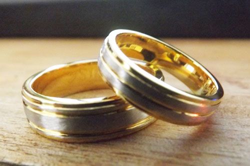 Hasil jadi cincin kawin Genoa