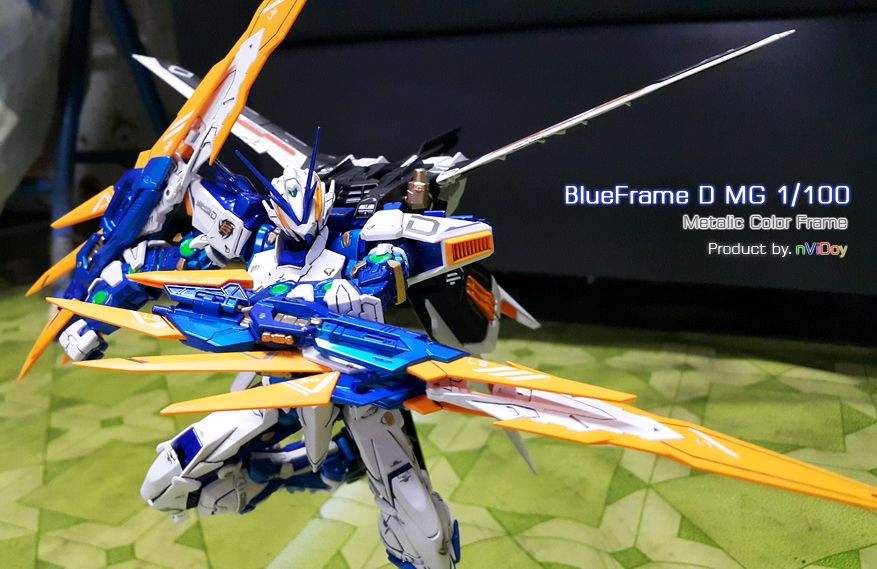 BlueFrame D Painted -  Metalic color Frame | MG1/100  โดย athidswu