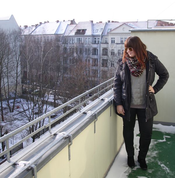 winterliches plussize Outfit