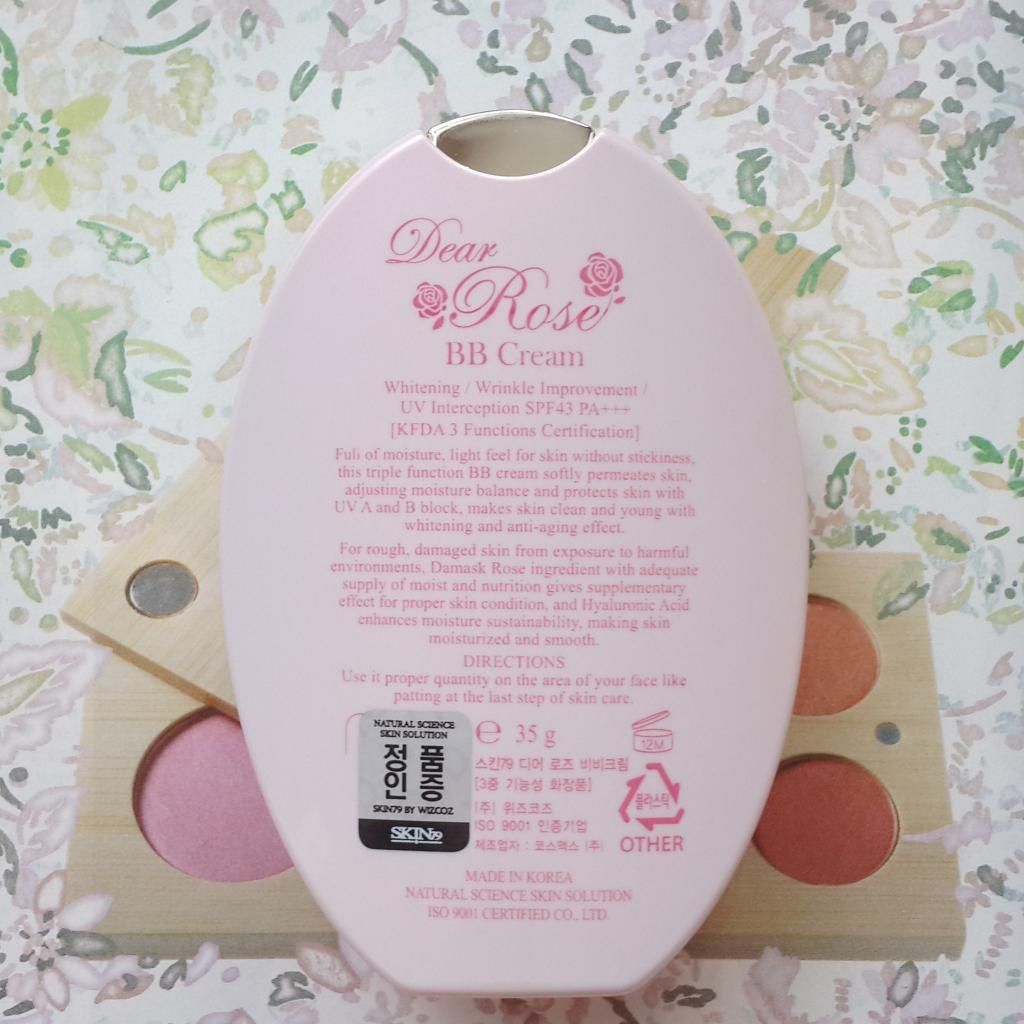 dear rose bb cream description