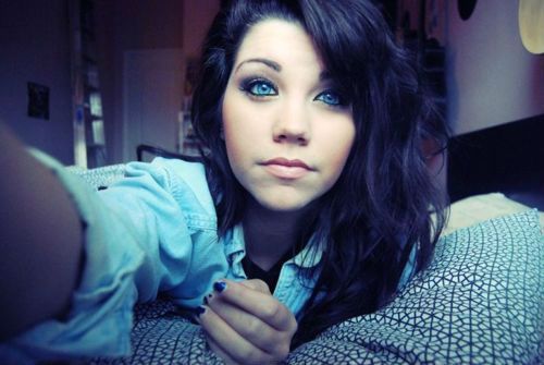Blue Hair Girl Tumblr