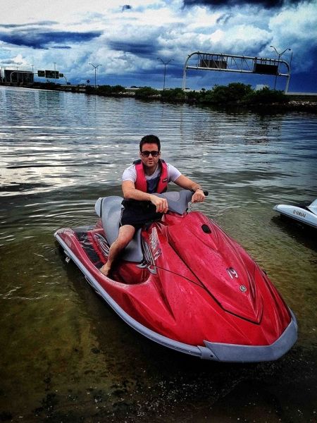 Gaz and his jet-ski