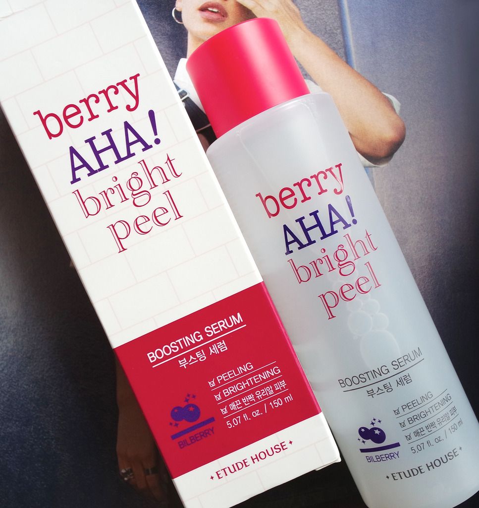 Etude House Berry AHA bright peel boosting serum review