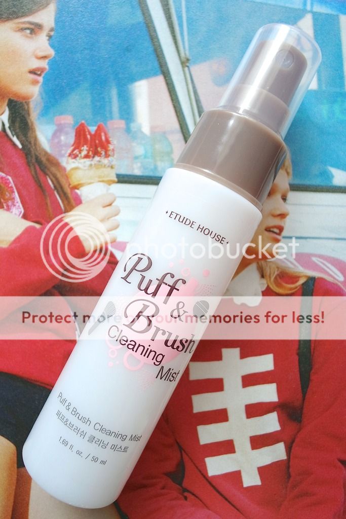 Etude House Puff Brush cleaning mist review