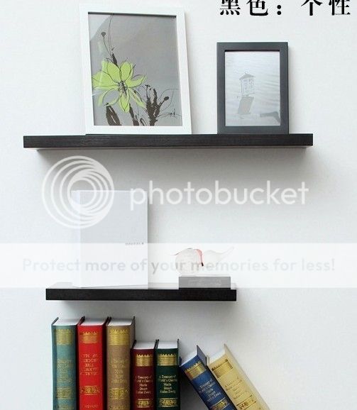 Wood Wall Shelf Display Ledge Shelves w Multi Colors 12' inch Pre Order Now